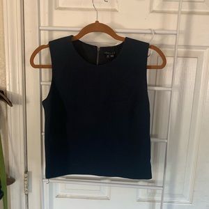 Theory  Pagia Retrieve Zip back crop tank